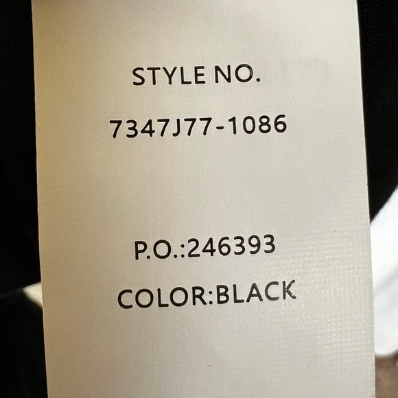 Paige Odelise Clip Dot V-Neck Long Sleeve Black Dress - Size Medium, NWT - Picture 14 of 16